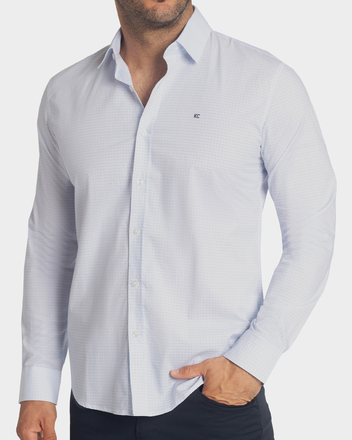 CAMISA CABALLERO ML KENNETH COLE 