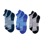 3PK MENS EXTENDED TERRY LOW CUT W/ HEEL TAB 