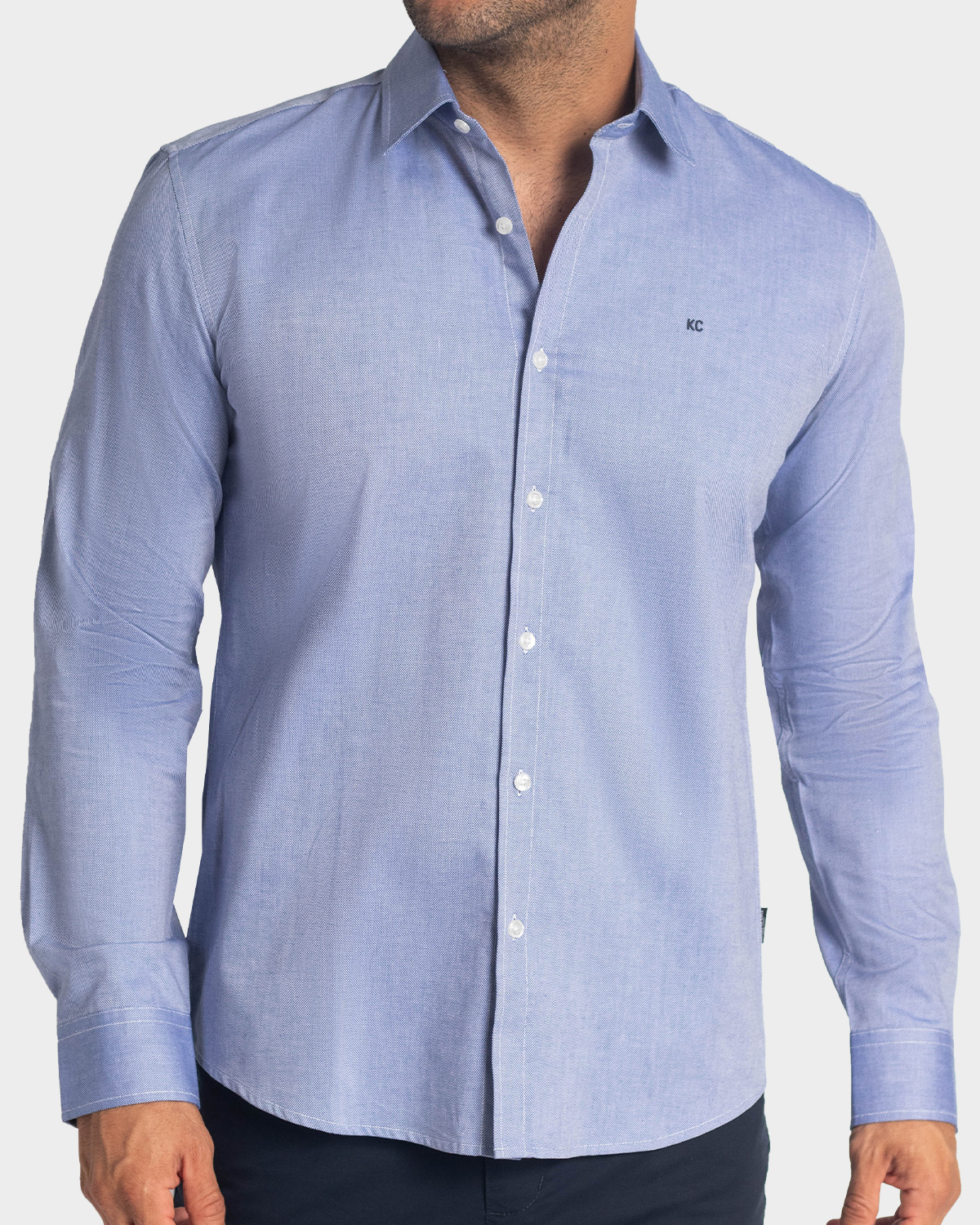 CAMISA CASUAL PARA HOMBRE  BLUE 