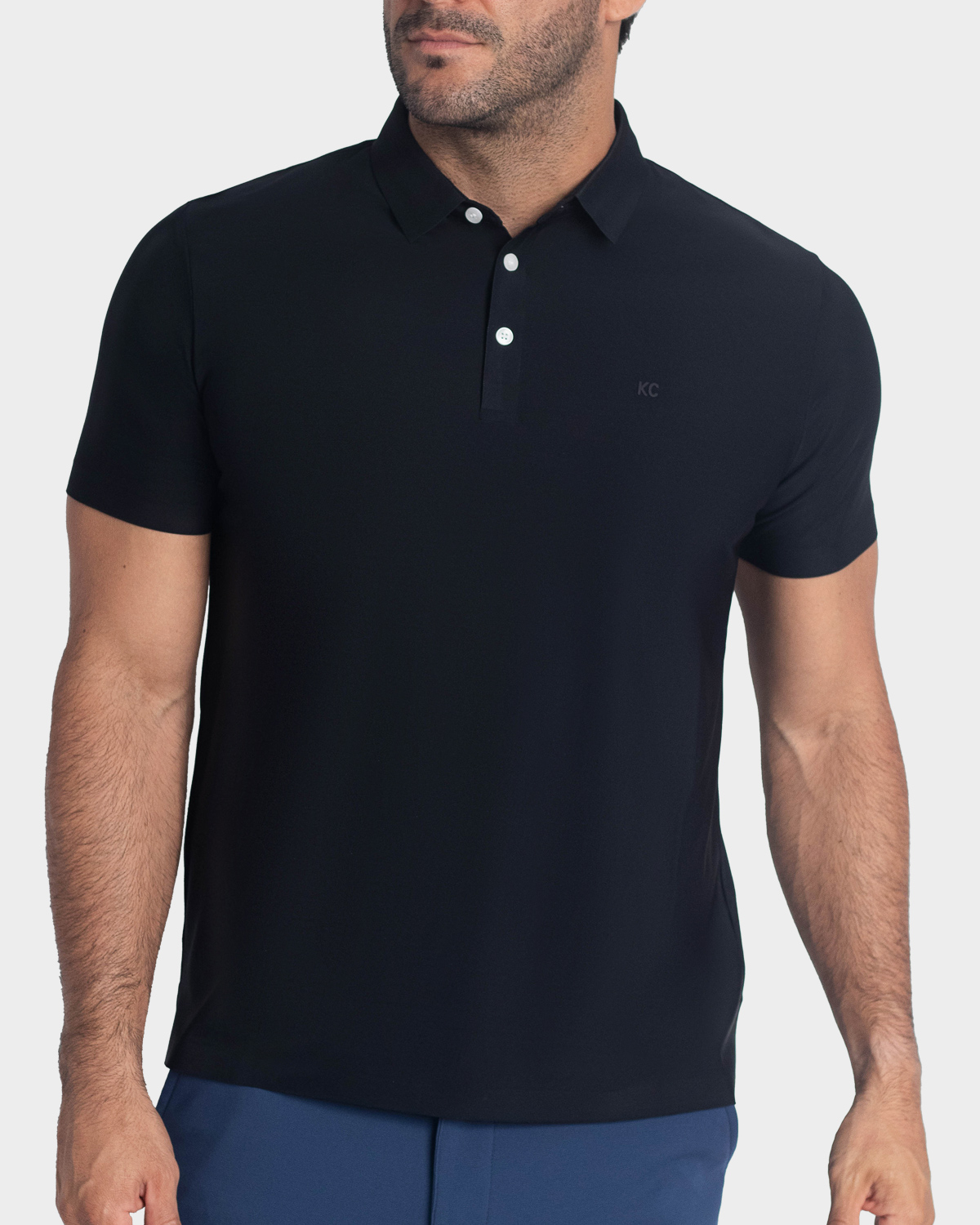 POLO CASUAL PARA HOMBRE BLACK 