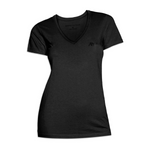 WOMEN'S SOLID V-NECK BASIC T-SHIRT 