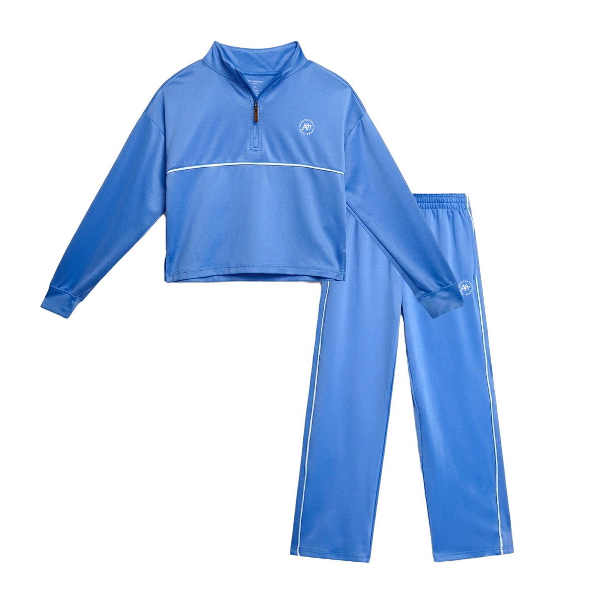 SPANDEX KNITTED PULLOVER TOPS WITH PANT 