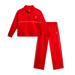 SPANDEX KNITTED PULLOVER TOPS WITH PANT 