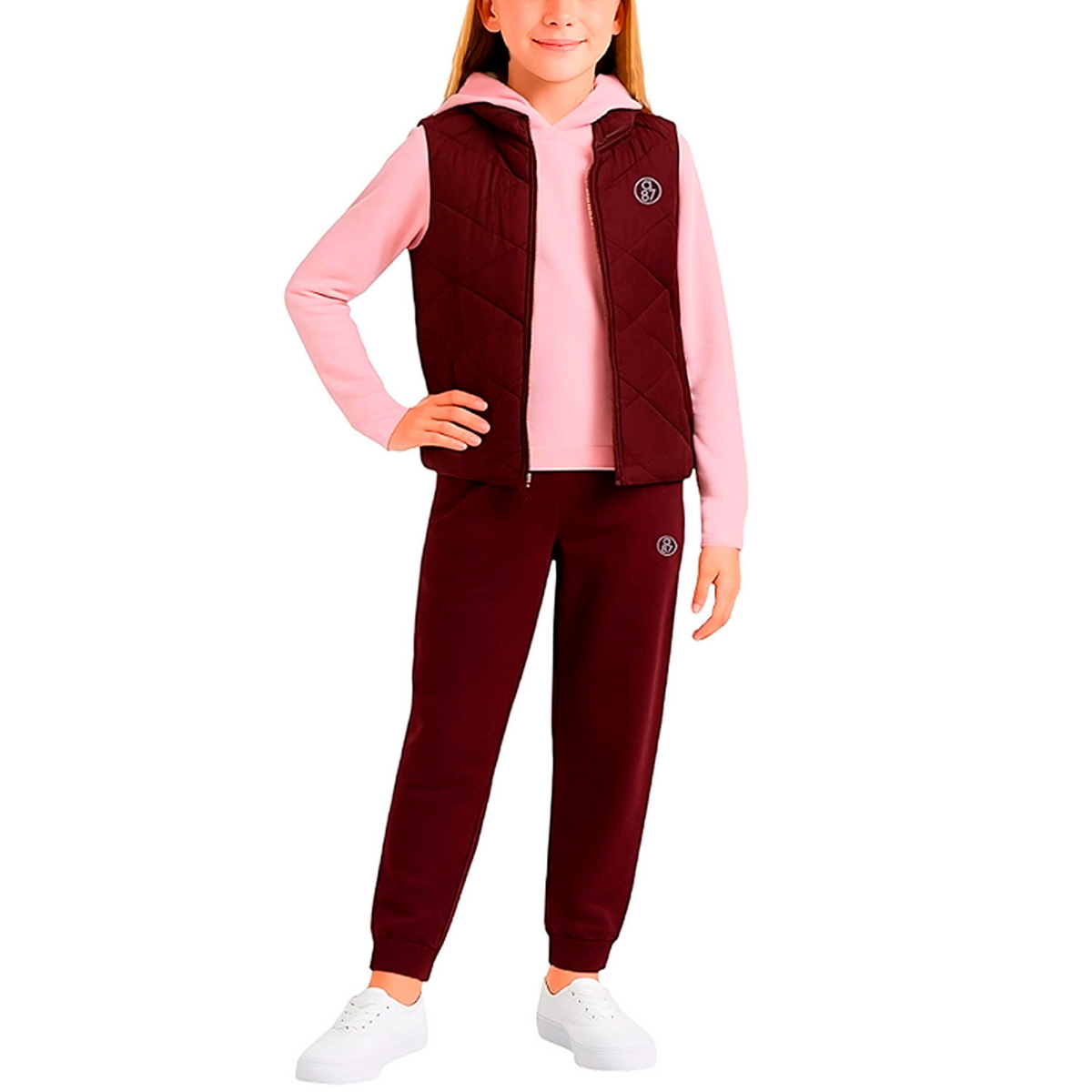 SPANDEX KNITTED PULLOVER TOPS WITH PANT 