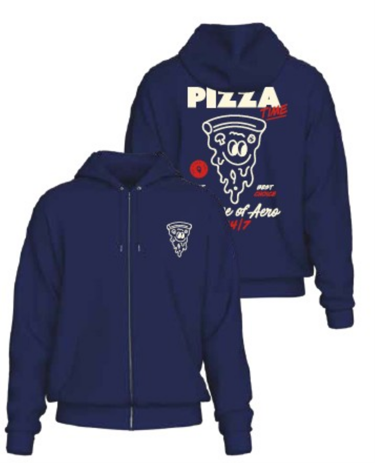 SLICE OF AERO PUFF PRINT HOODIE 