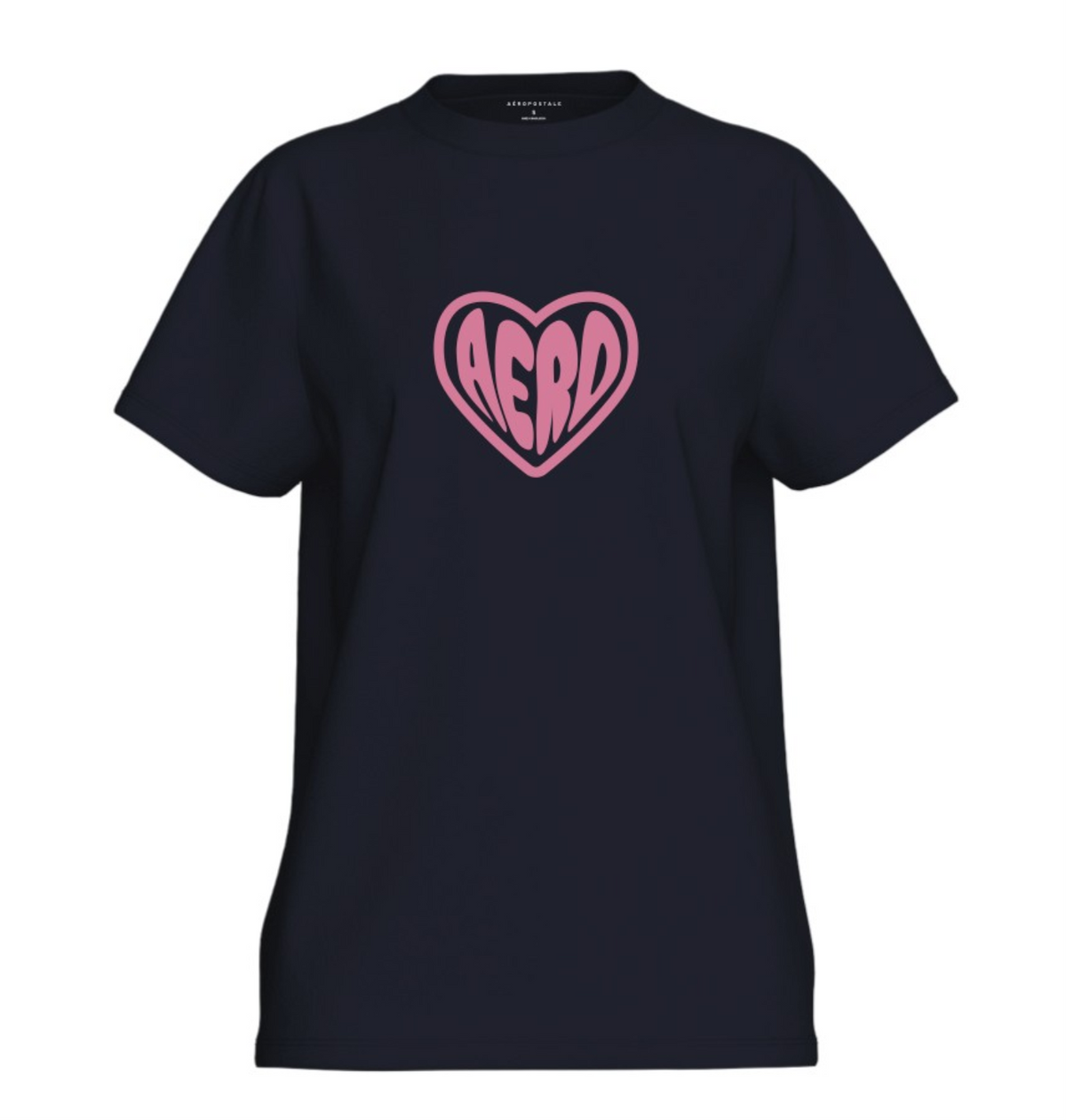 AERO HEART PUFF PRINT T-SHIRT 