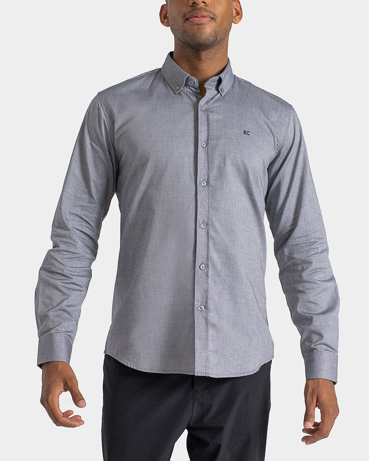 CAMISA CASUAL PARA HOMBRE MANGA LARGA 