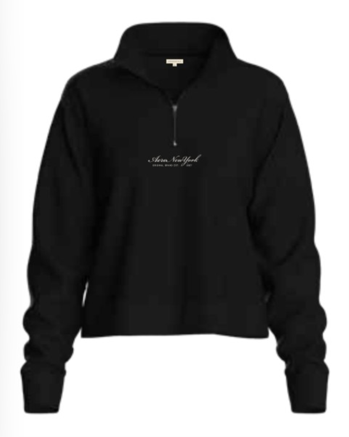 EMBROIDERY 1/4 ZIP #4916black126