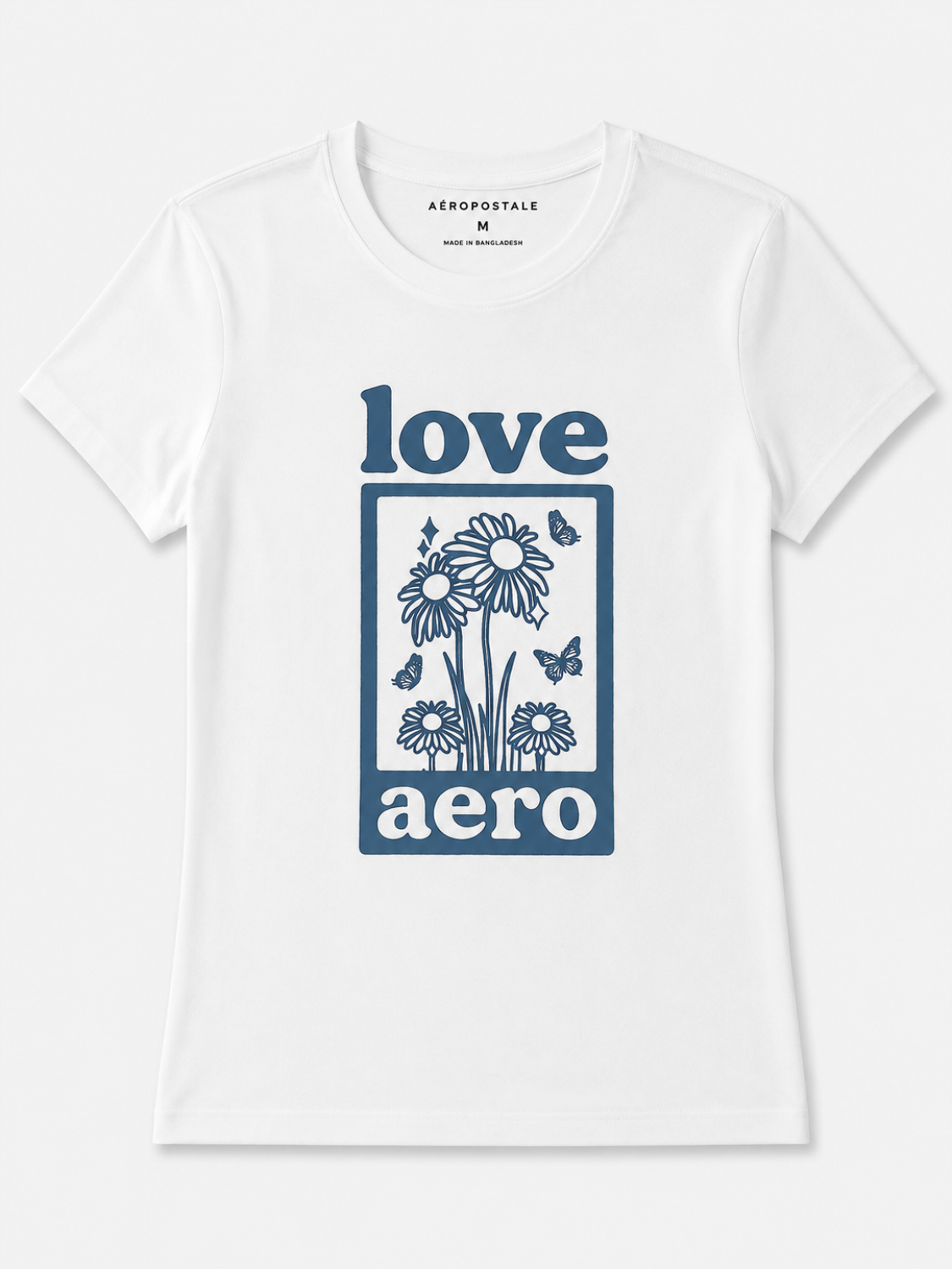 LOVE AERO PUFF PRINT T-SHIRT 